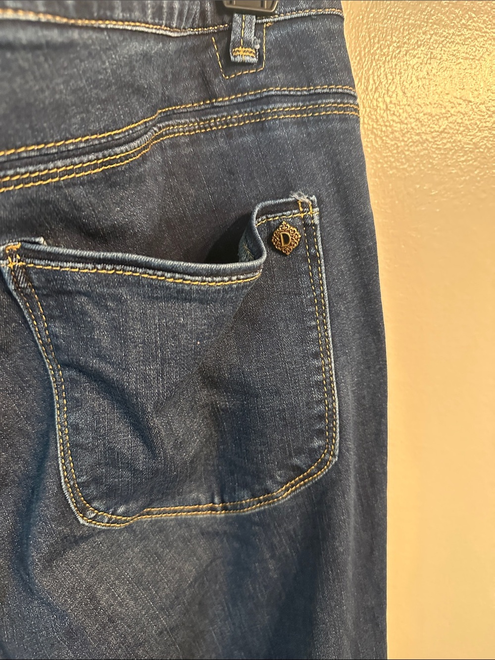 Democracy Dark Blue Wide Leg Jeans - Curve Equality - Picture 7 of 12